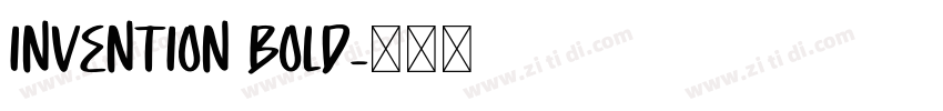 Invention Bold字体转换